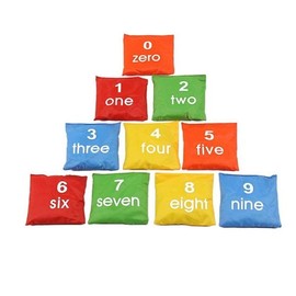 Kidders Number Beanbag School Sports Day Number Game Beanbag 10p Ojaemi Game / 키더스 숫자 콩주머니 학교 운동회 숫자놀이 빈백 10p 오재미놀이