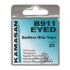 Kamasan B911 Extra Strong Eyed Fishing Hooks - Size 16,