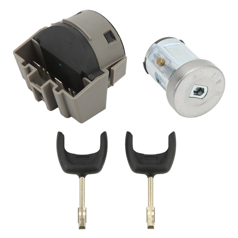 Ignition Starter Switch 98AB11572BG Engine Key Cylinder Set Replacement for