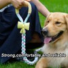 4FT Heavy Duty Braided Rope Dog Leash, Soft Cotton Design