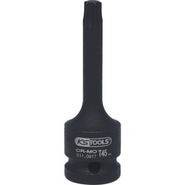 KS Tools 911.0917 1/2" Impact socket for TX screws, long, T45