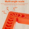 90 Degree Positioning Squares for Woodworking – 8-Piece Reusable Plastic