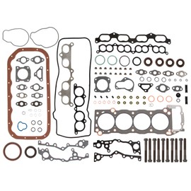 Domestic Gaskets DG-8614921854 Full Gasket Set Head Bolts Compatible With/Replacement For 95-04 Toyota Tacoma T100 4Runner 2.7 2.4L 2RZFE 3RZFE