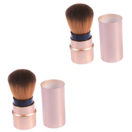 Healeved 2pcs Professional Makeup Brush Powder Brush Cosmetics Brush Blush Brush