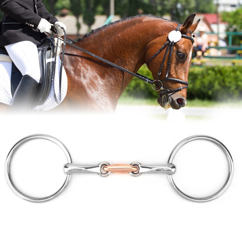 Stainless Steel Thickeness Bit Loose Mouth Bit Roller for Horse