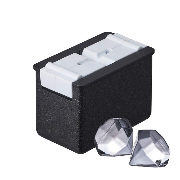 Doshisha Ice Maker, Clear Ice, Diamond Mold, 2 Pieces