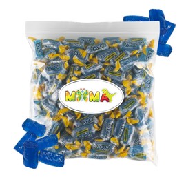 Bulk Blue Raspberry Hard Candy – 1.5lbs – Repackaged by Mima Mima – Made from Jolly Rancher Candy - Gluten Free Hard Treats Individually Wrapped Bag