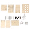 Wooden Hydraulic Excavator DIY Manual Detachable Educational Stimulation Hydraulic Excavator