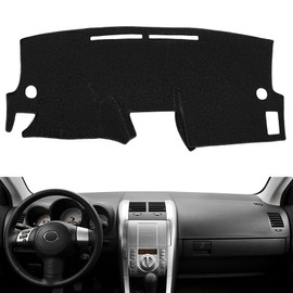 Dash Cover Mat Custom Fit for Toyota Scion TC Dashboard Pad Cap Carpet Protector (Black) K257