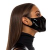 GREEFEI Black Latex Half Face Mask Handmade,Rubber Half Face Mask
