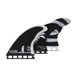 Captain Fin Co. Dylan Graves Gravezilla サーフボードフィン | シングルタブ | 3フィンセット | ブラック