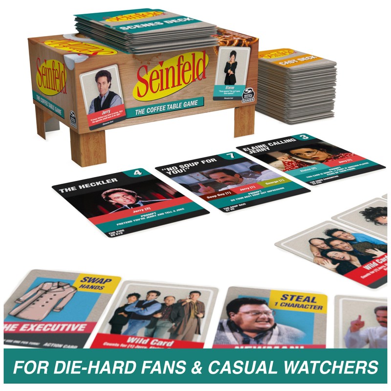 Spin Master Seinfeld TV Show, The Coffee Table Board Game,