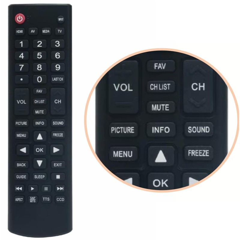 ONA50UB19E05 ONC50UB18C05 Remote Control fit for ONN 4K Ultra HD