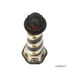 Hosley 8 Inch Tall Tabletop Resin Lighthouse Blinking Tower Light