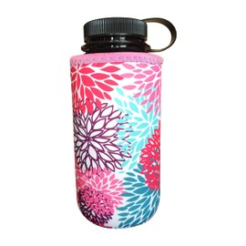 Koverz XL - # 1 Neopreno 32-40 oz Botella de Agua Aislante Coolie - pétalos