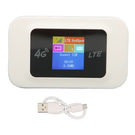 Mobile WiFi Hotspot 4G LTE 150Mbps Wireless Pocket Internet Router with Dual SIM Card Slot for Home Office Travel