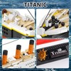 RSDHFLY Titanic Model Building Blocks Set,1288 Pieces Titanic Cruise Ship