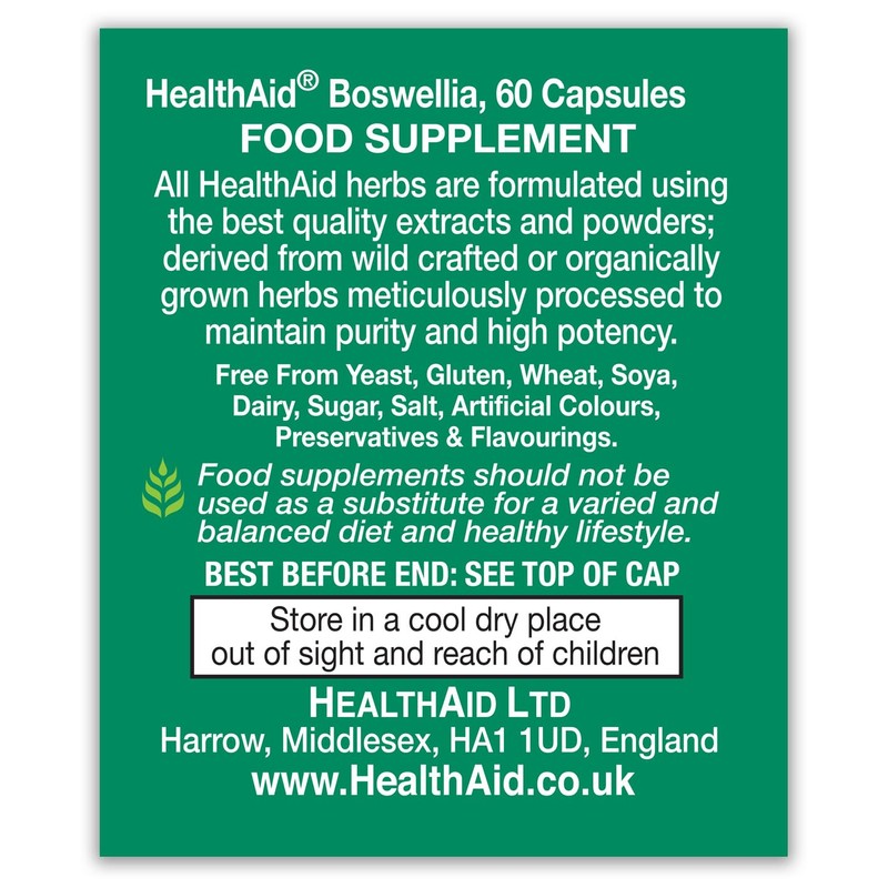 HealthAid Boswellia 400mg 60 Capsules