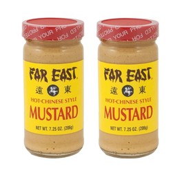 Hot Chinese Mustard - Two 7.25 Ounce Jars of Chinese Hot Mustard (2-pack)