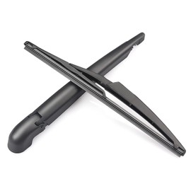 Rear Wiper Arm Blade, Replacement for Fiat 500 2007-2018 - ZOFFI Back Windscreen Wiper Assembly Replacement - All Season Natural Rubber Cleaning Window