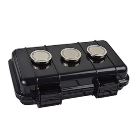Magnetic Key Holder Under Car Waterproof Magnetic Stash Box for GPS Trackers Hide a Key Outside Magnetic key Box Under Car GPS Tracker Holder Case - Hide Your Items Anywhere