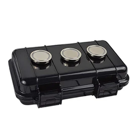 Magnetic Key Holder Under Car Waterproof Magnetic Stash Box for GPS Trackers Hide a Key Outside Magnetic key Box Under Car GPS Tracker Holder Case - Hide Your Items Anywhere