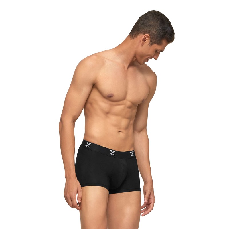 XYXX Men's Ace Micromodal Regular Fit Solid Antimicrobial Swimming Trunks