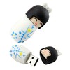 16GB Kimono japonés Forma de la Muchacha Unidades Flash USB