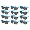 Edge I-Wear 12 Bulk 80s Neon Party Sunglasses for Adult
