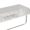 Acrylic Bathroom Shelves Light Luxury Modern Clear Stone Pattern Punch
