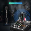 Depusheng 2.4GHz Wireless Microphone System Transmitter & Receiver with Volume