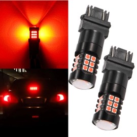 Unbranded Red Strobe Brake Light Tail Light Stop Light LED Bulbs For Ford F-150 F150