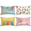 YOSICHY Easter Decorations for Home, Easter Pillow Covers 20x12 Inch,