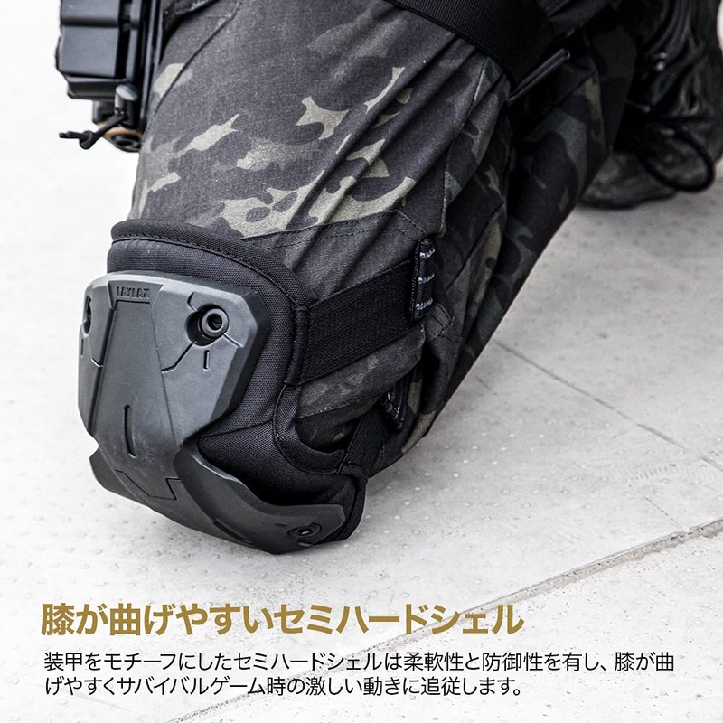 LayLax Knee Pads for Survival Games, Easy to Put on