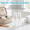 3 Pcs Small Spray Bottle Refillable Airless Pump Bottle 1oz/30ml