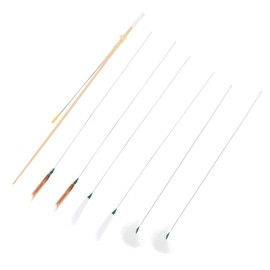 GLEAVI 8pcs Earwax Removal Tools Ergonomic Ear Cleaning Picks for Easy Ear Canal Maintenance Includes Goose Chicken Crane and Horse Hair Sticks