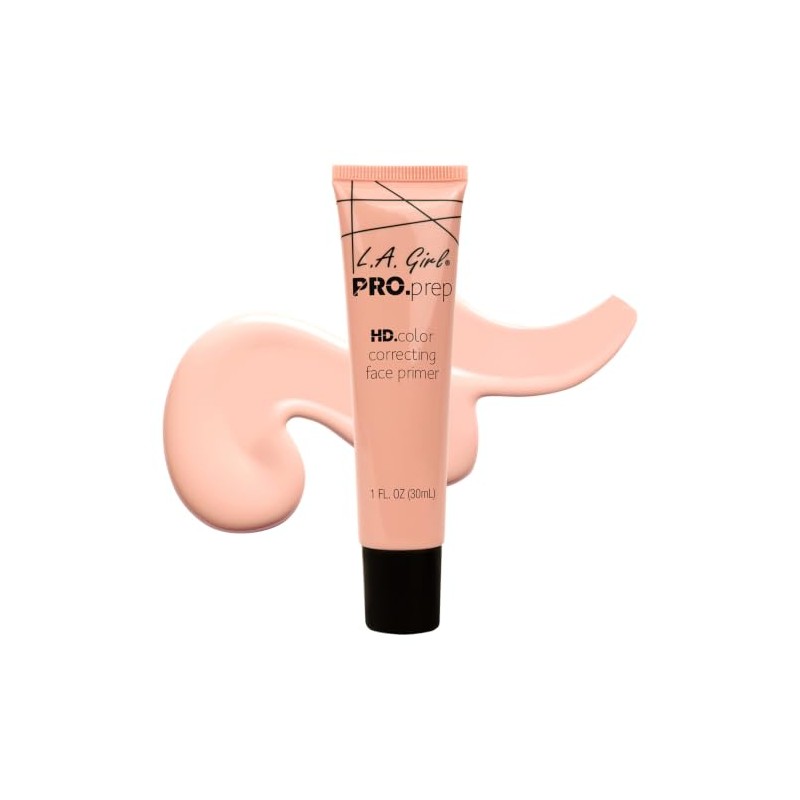 L.A. Girl Pro Prep Correcting Primer, Cool Pink, 1 Fluid