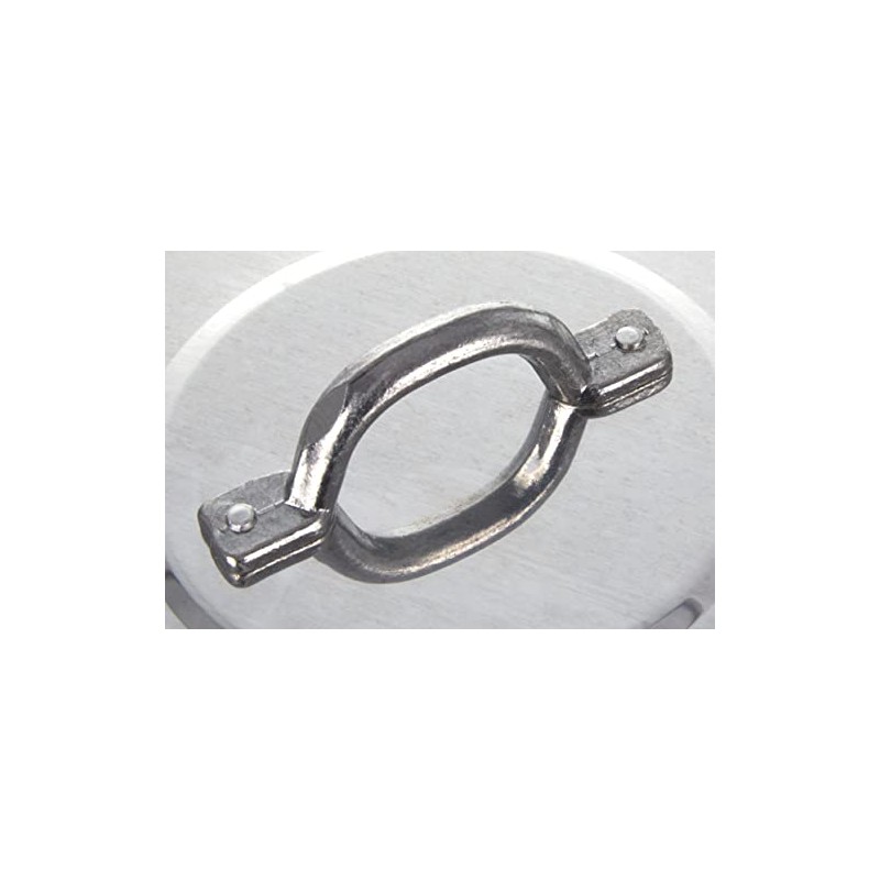 Pentole Agnelli Family Cooking Aluminium Flat Lid With Loop Handle,