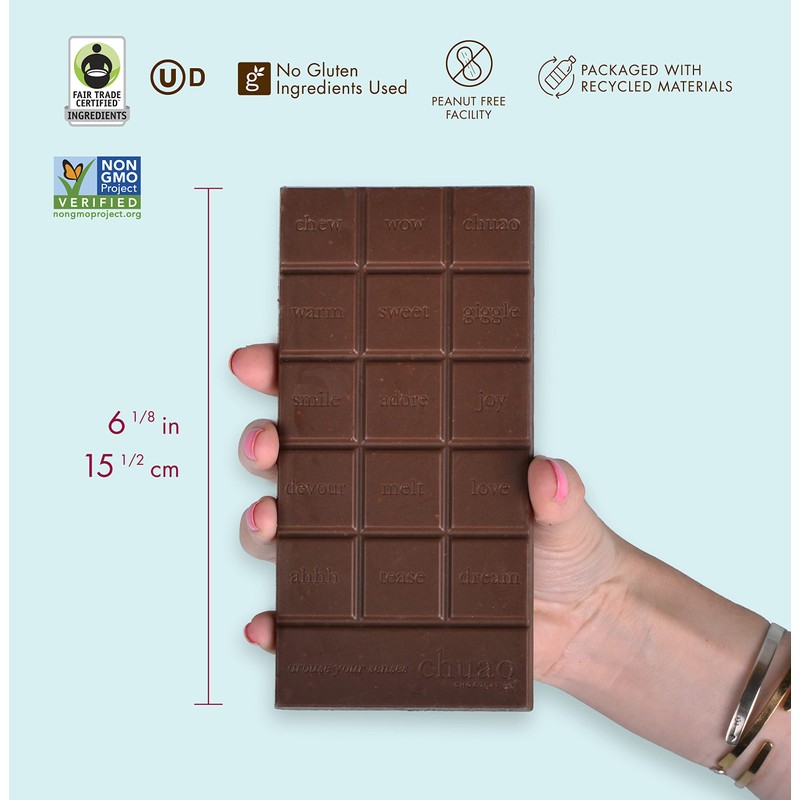 Chuao Chocolatier Honeycomb Dark Chocolate Bars | Gourmet Honey Artisan