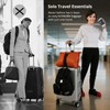 Luggage Strap and Hooks 3PCS for Securing Belongings to Suitcase,
