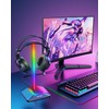 New bee RGB Headphone Stand Desk Gaming Headset Holder with