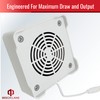 Beech Lane 12V RV Fridge Fan, Wired Connection Provides Constant