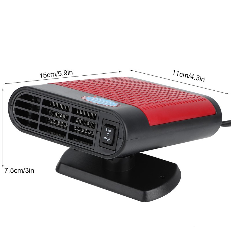 12V 150W Anion Auto Heater Fan Car Windshield Defogger Defroster