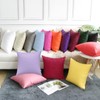 4-Pack Cotton Comfortable Solid Decorative Throw Pillow Case Square Cushion