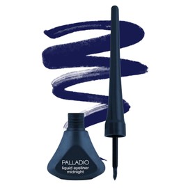 Palladio Delineador Líquido, Altamente Pigmentado y Resistente al Agua, Para una Definición de Ojos Intensa, Delineador Líquido a Prueba de Manchas, Midnight