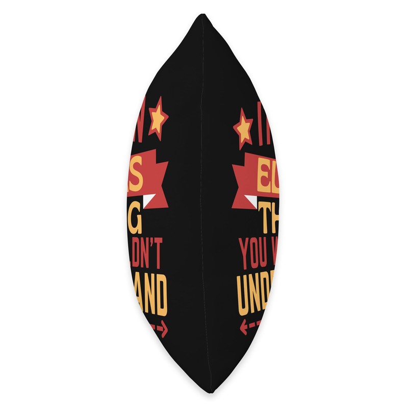 Elias Name Funny Gift For Elias Throw Pillow