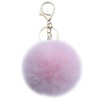 Xsclpomddy Pom Pom Keychain Artificial Soft Rabbit Hair Bag Pendant