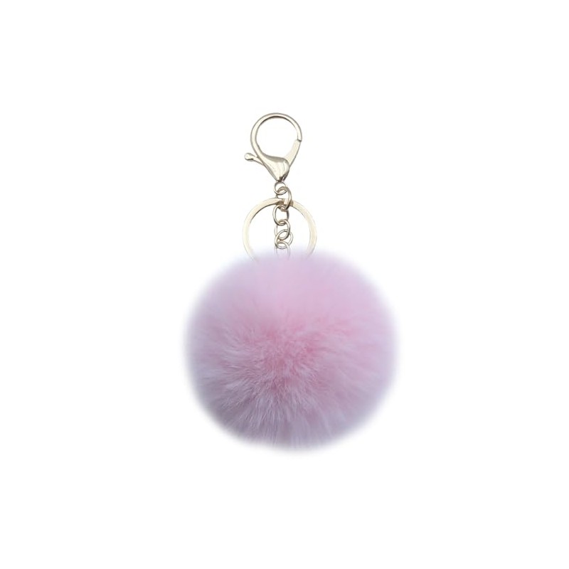 Xsclpomddy Pom Pom Keychain Artificial Soft Rabbit Hair Bag Pendant