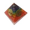 7 Chakra Crystal Tree of Life Orgone Pyramid Orgone Pyramid
