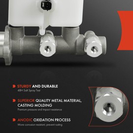 A-Premium Brake Master Cylinder with Reservoir and Sensor Compatible with Hyundai Vehicles - Elantra 2009 2010